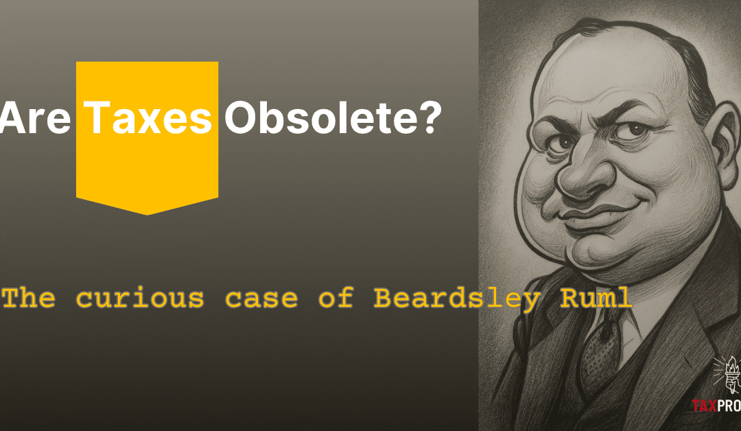 Are Taxes Obsolete?
