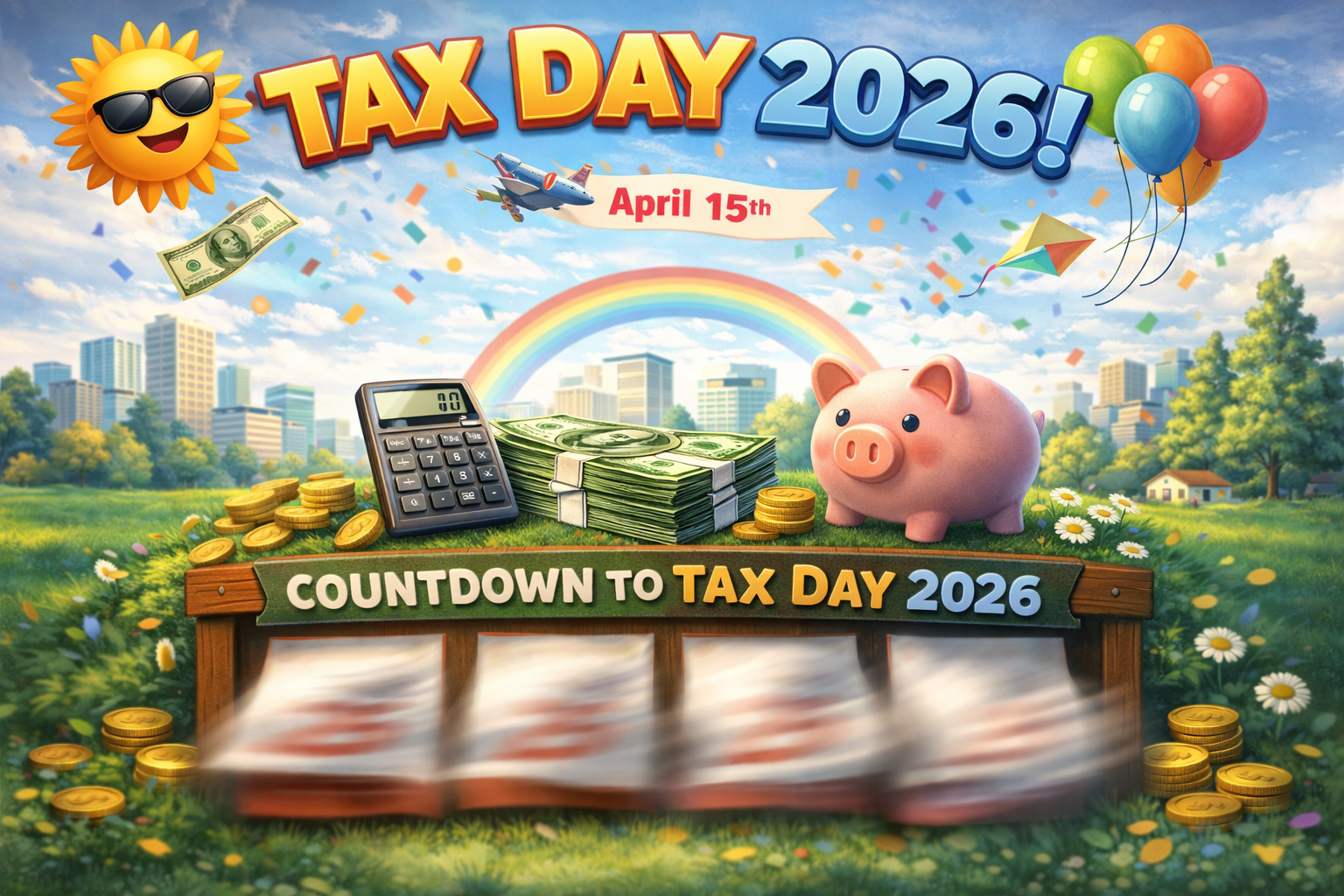 Taxes are due soon: April 15th