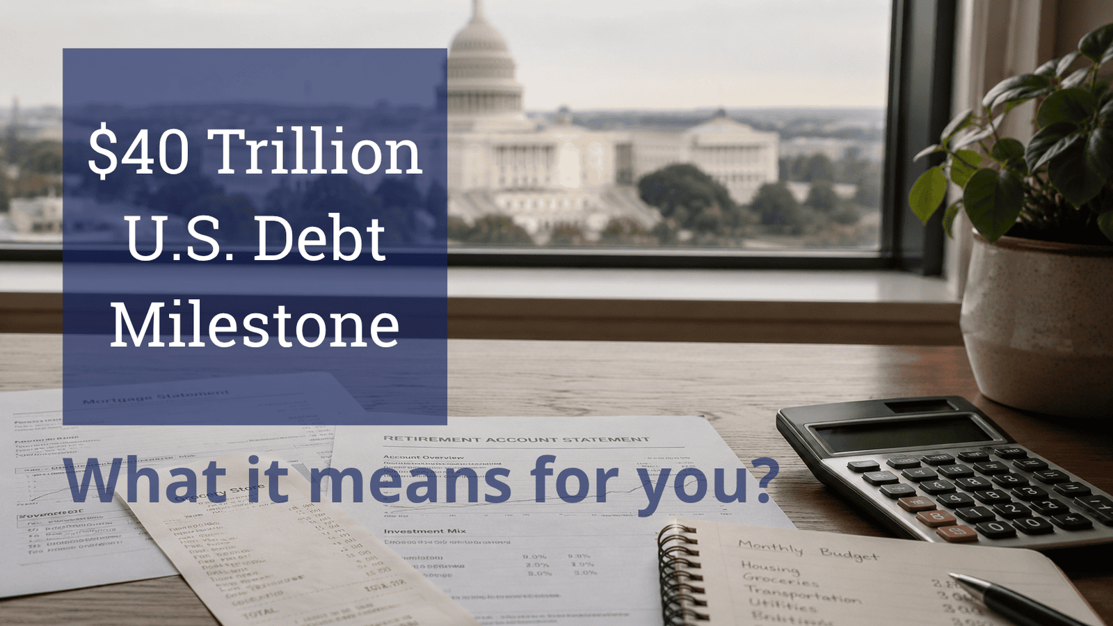 $40 Trillion US Debt Milestone - What it means for you?