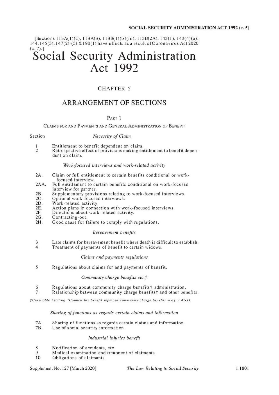 Social Security Administration system